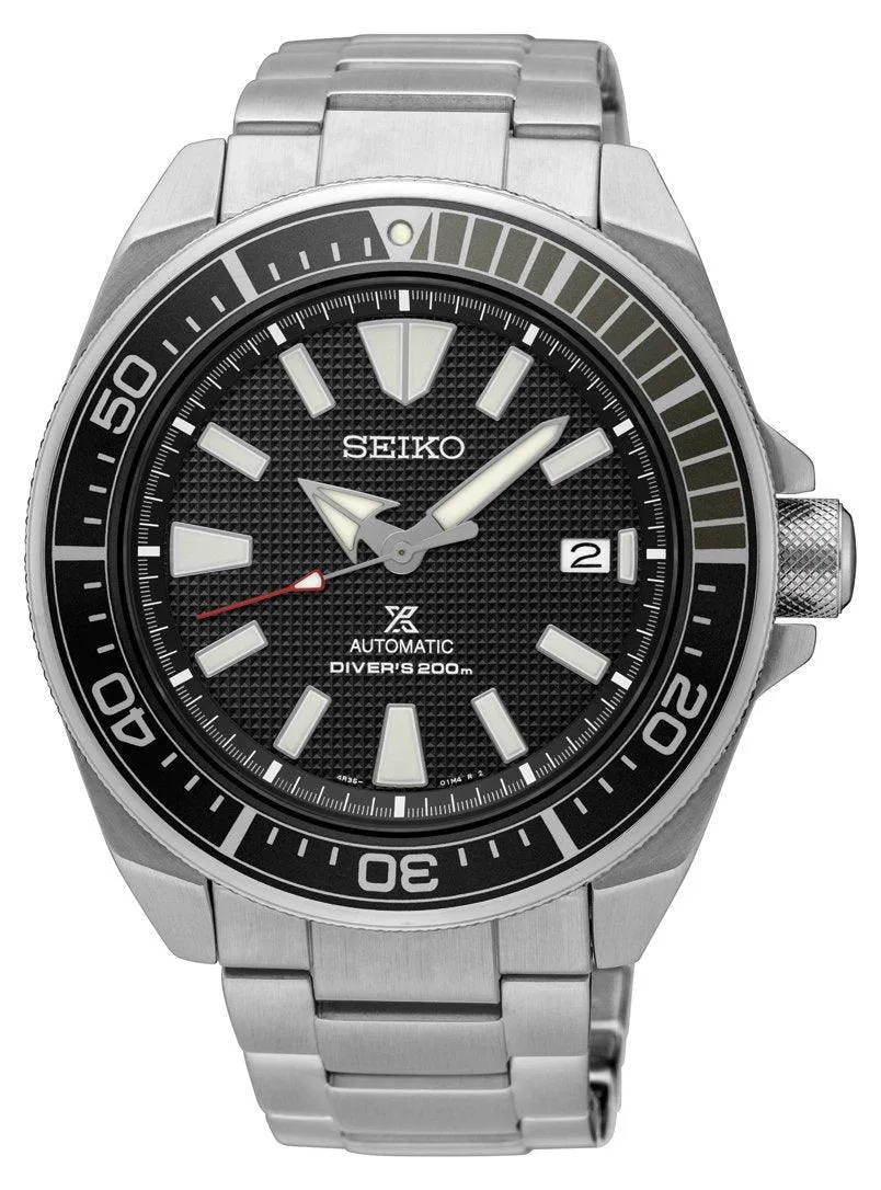 Seiko Prospex Diver's 200M "Samurai" Black Dial Men's Watch SRPB51K1