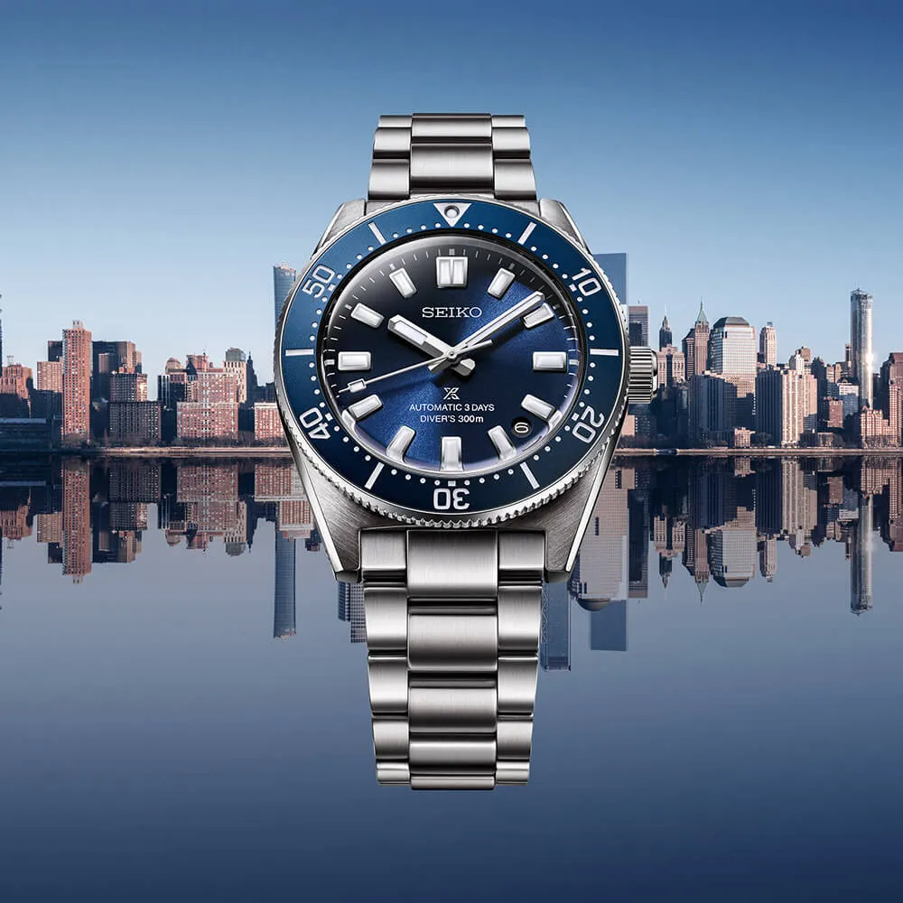 Seiko Prospex Diver's Blue Dial Steel Bracelet Men's Watch SPB451
