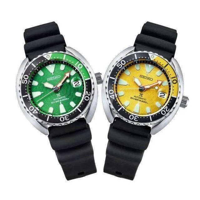 SEIKO PROSPEX ZIMBE NO.10 MINI TURTLE MEN WATCH (999 Limited) SRPD17K1-SRPD19K1