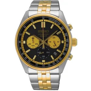 Seiko Quartz Chronograph SSB430P1 SSB430 SSB430P Analog Gents Watch