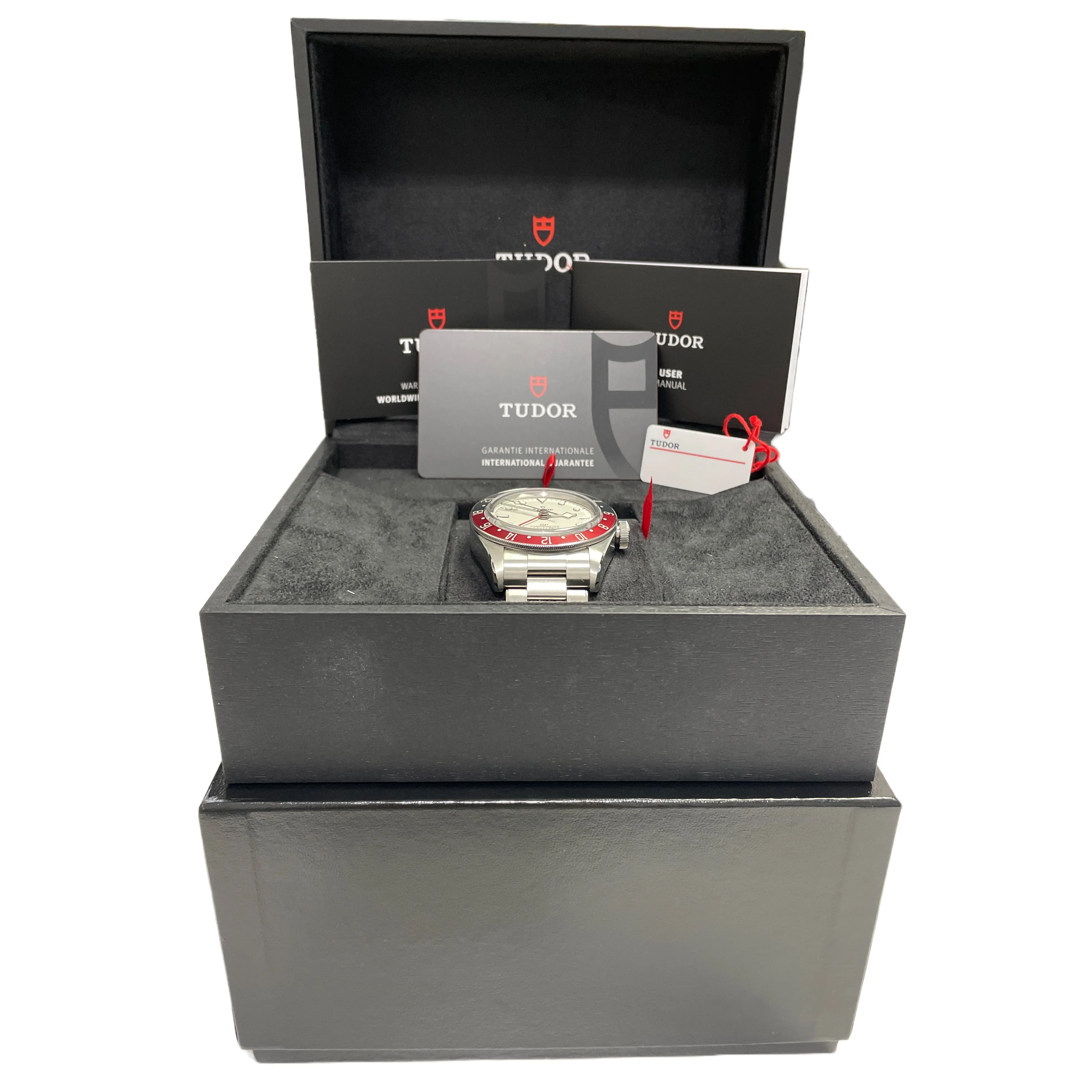 SEPT 2023 PAPERS Tudor Black Bay GMT 41mm PEPSI Steel Red Blue 79830 RB B P