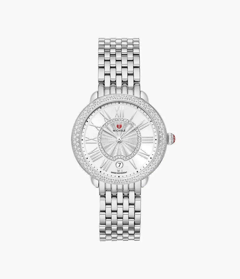 Serein Mid Stainless Steel Diamond Watch