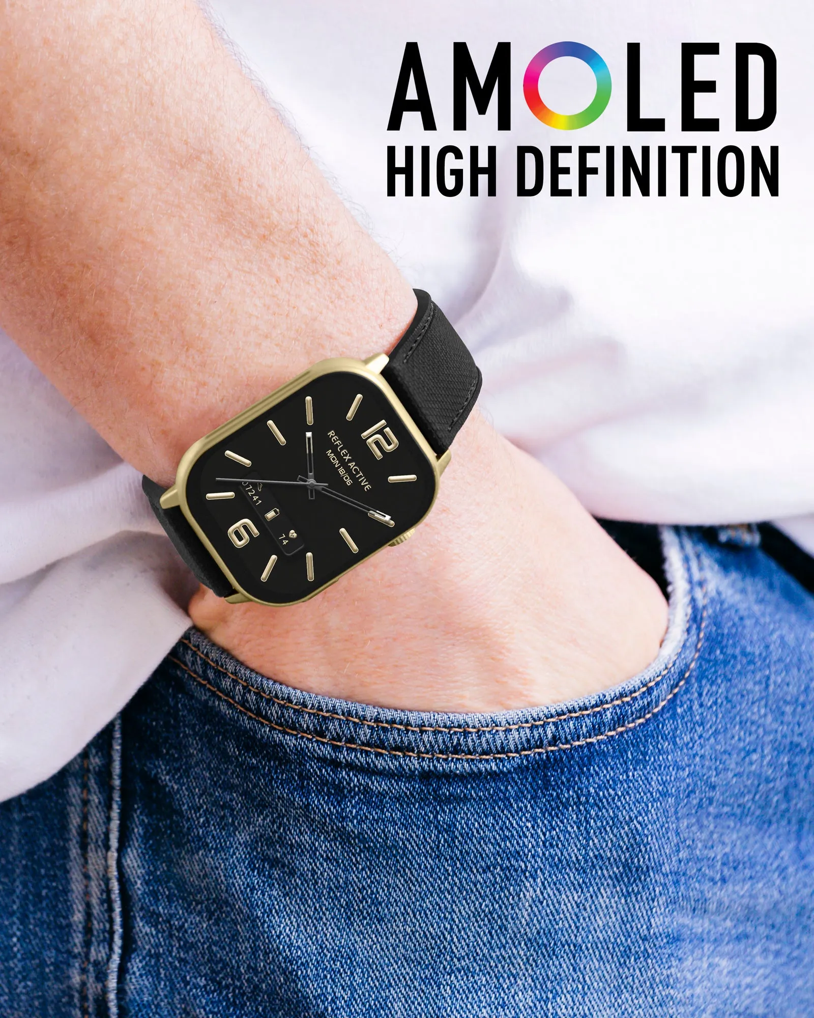 Series 29 Amoled Black Smart Calling Watch
