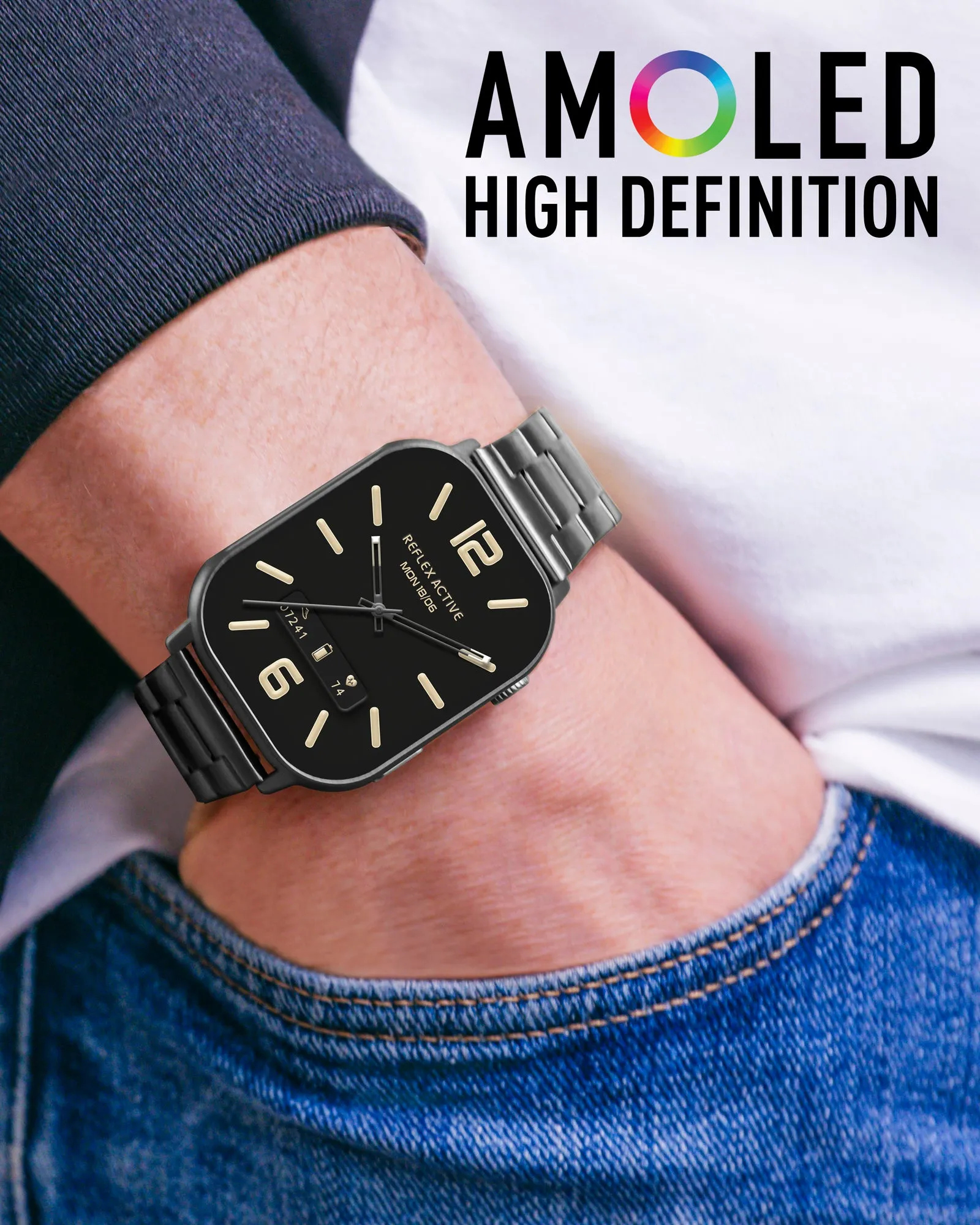 Series 29 Amoled Titanium Bracelet Smart Watch
