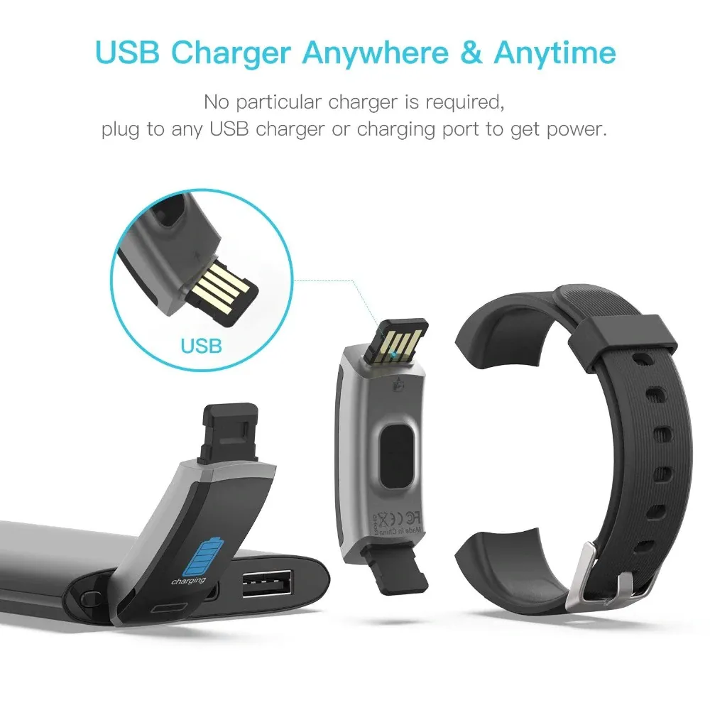 Smart Bracelet with Heart Rate Monitor