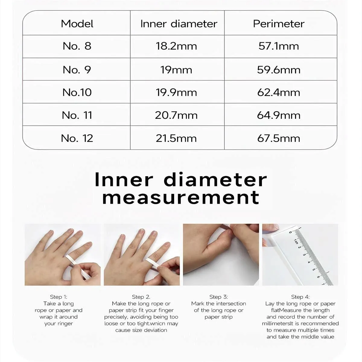 Smart Ring Hand Gestures Health Monitoring Sports Modes Size 12