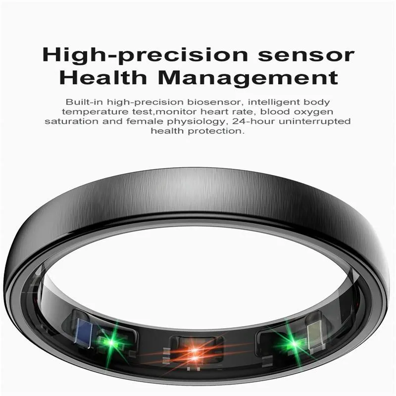 Smart Ring Heart Rate Blood Oxygen Sleep Sports Size 10