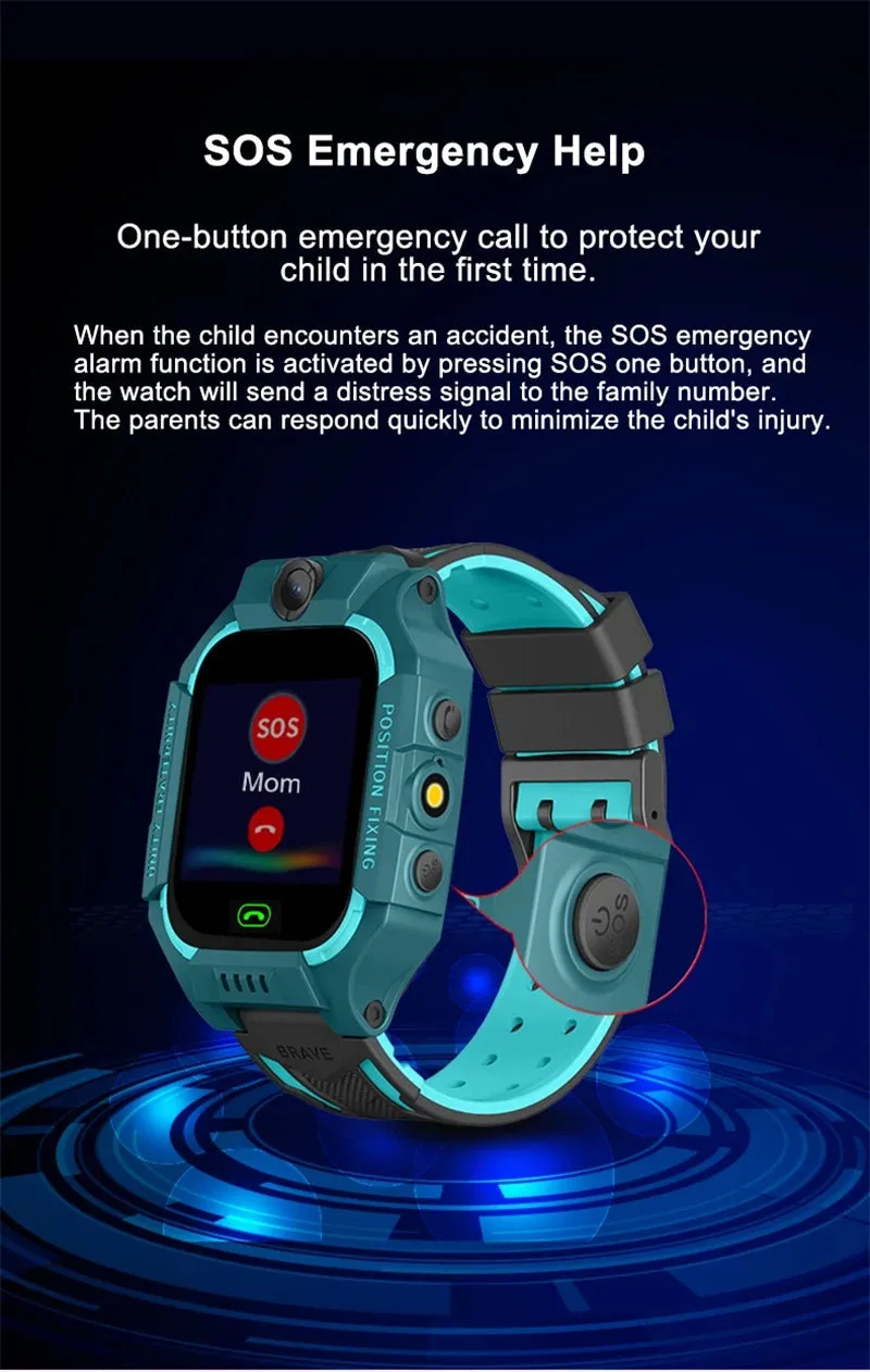 Smart Watch Kids LBS Baby Phone 2G Watch Camera SOS PK Q02 Q12 Q15 Children Smartwatch Android Ios for Boys Girls Gifts