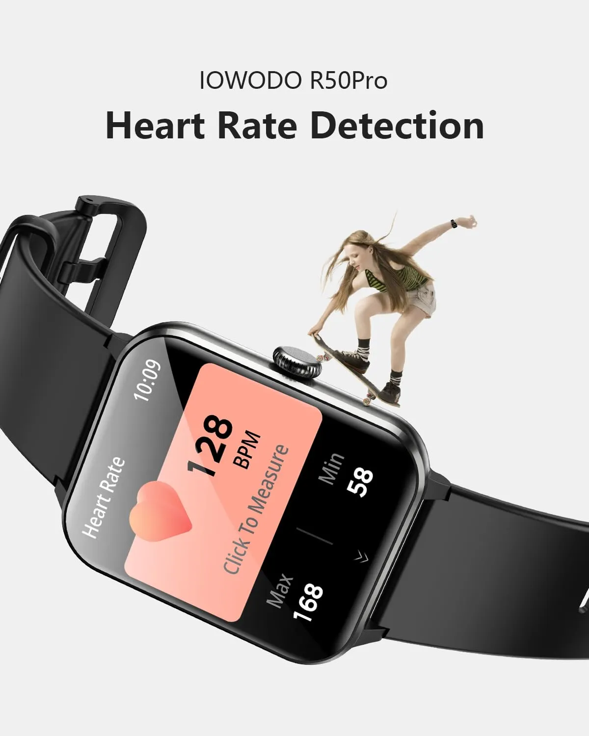 Smart Watch with Heart Rate & Sports Modes