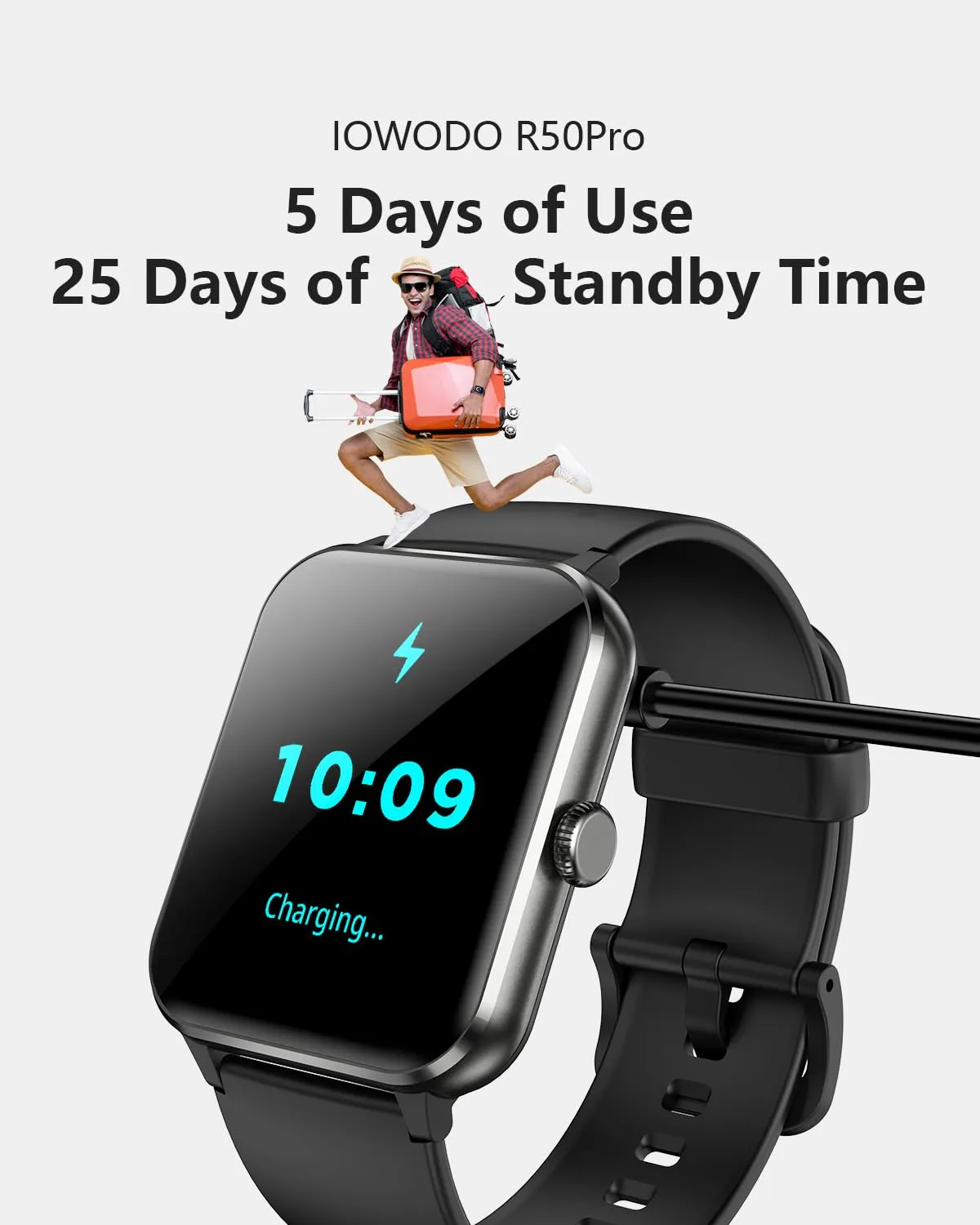 Smart Watch with Heart Rate & Sports Modes