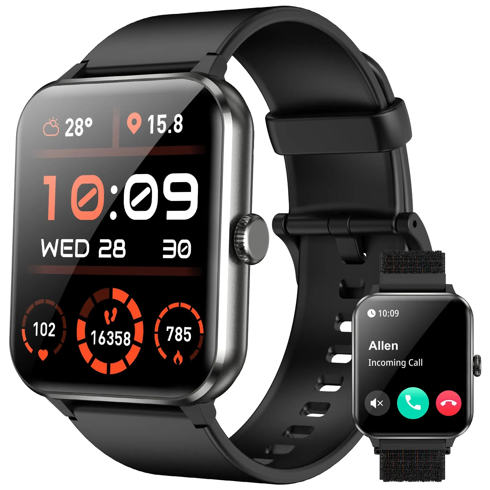 Smart Watch with Heart Rate & Sports Modes