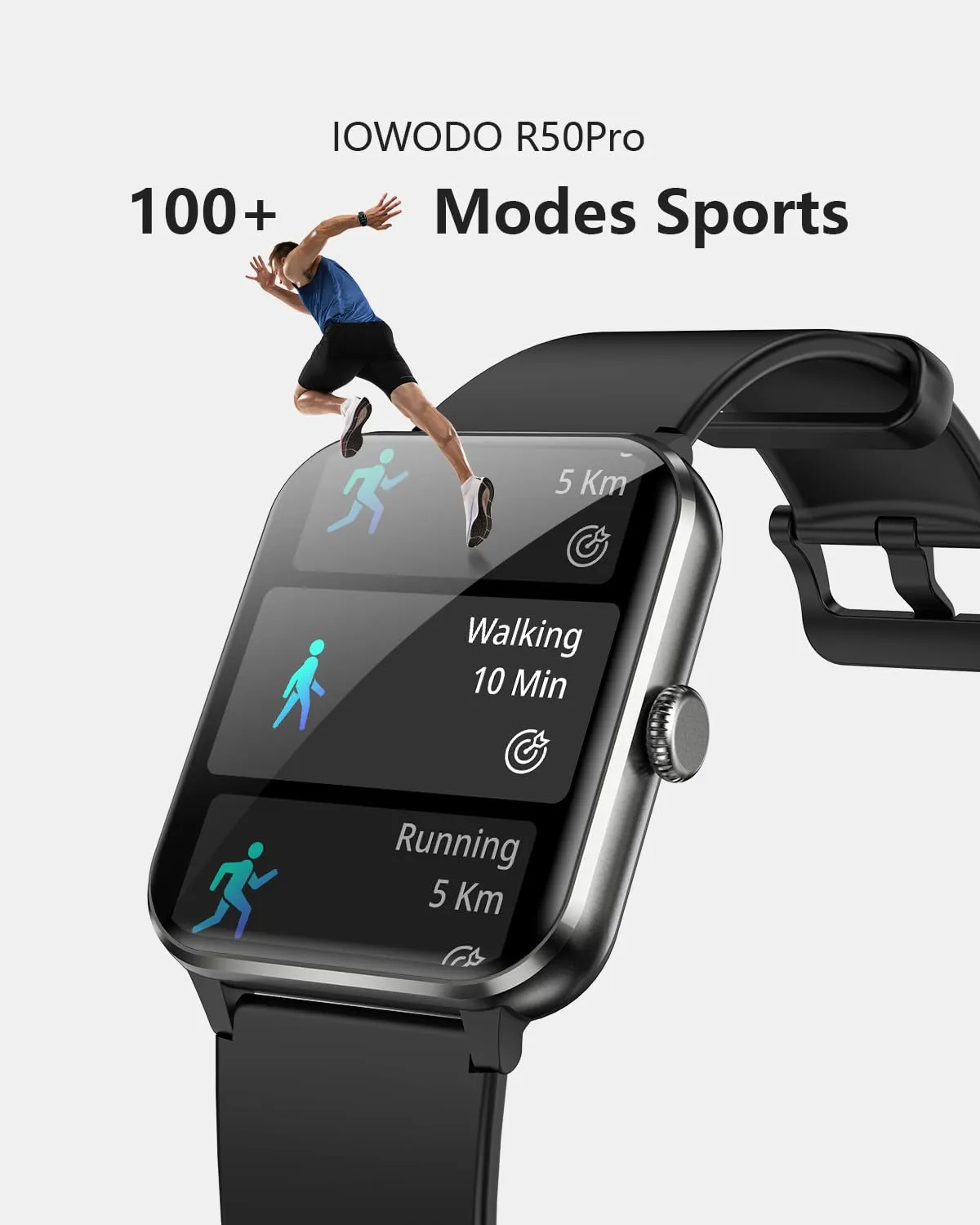 Smart Watch with Heart Rate & Sports Modes