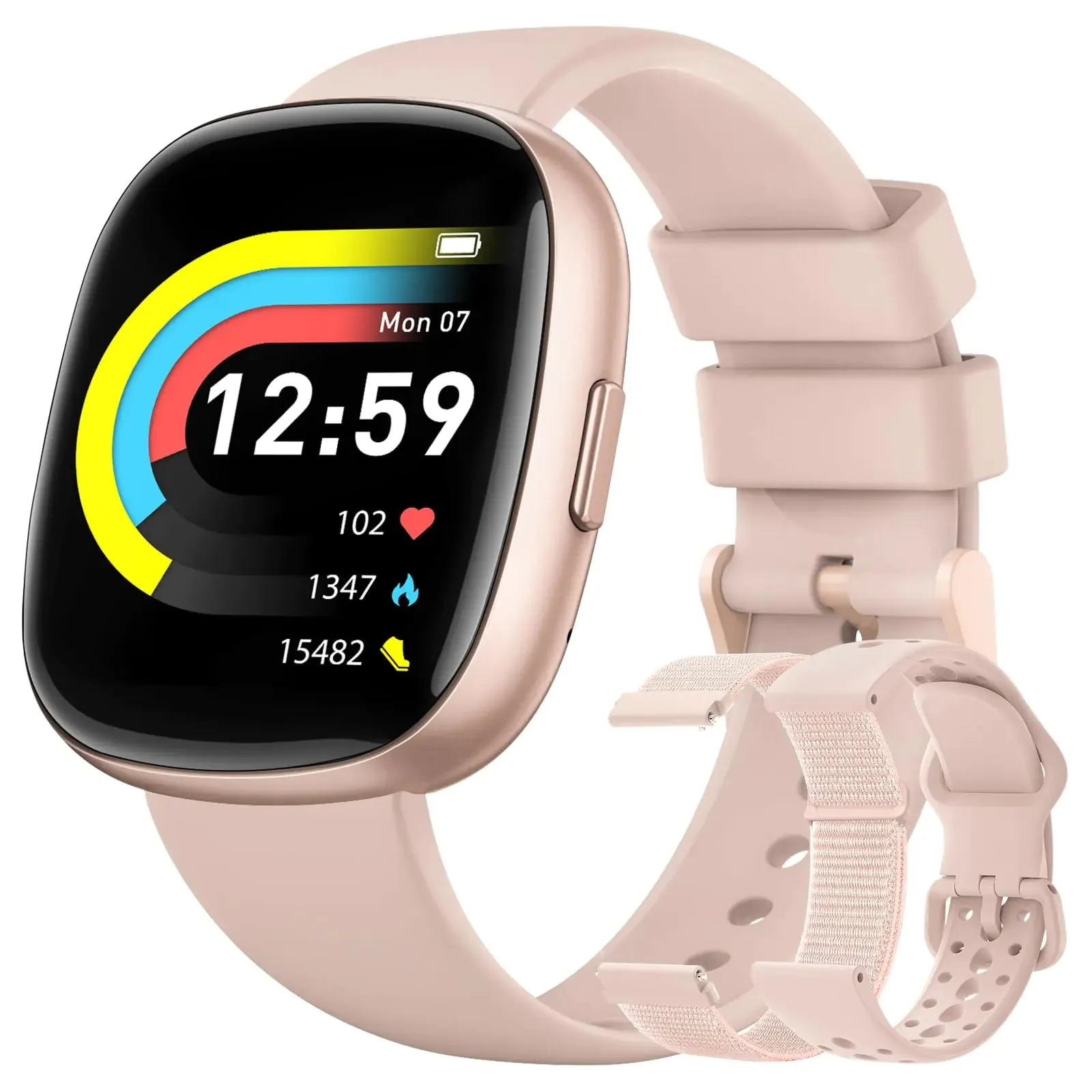 Smart Watches for Women Fitness Gifts: Fitness Tracker with Make/Recive Call Heart Rate SpO2 Sleep Monitor 120 Sport Mode 5ATM Smartwatch for iPhone Android Phones Christmas Birthday Gifts for Women