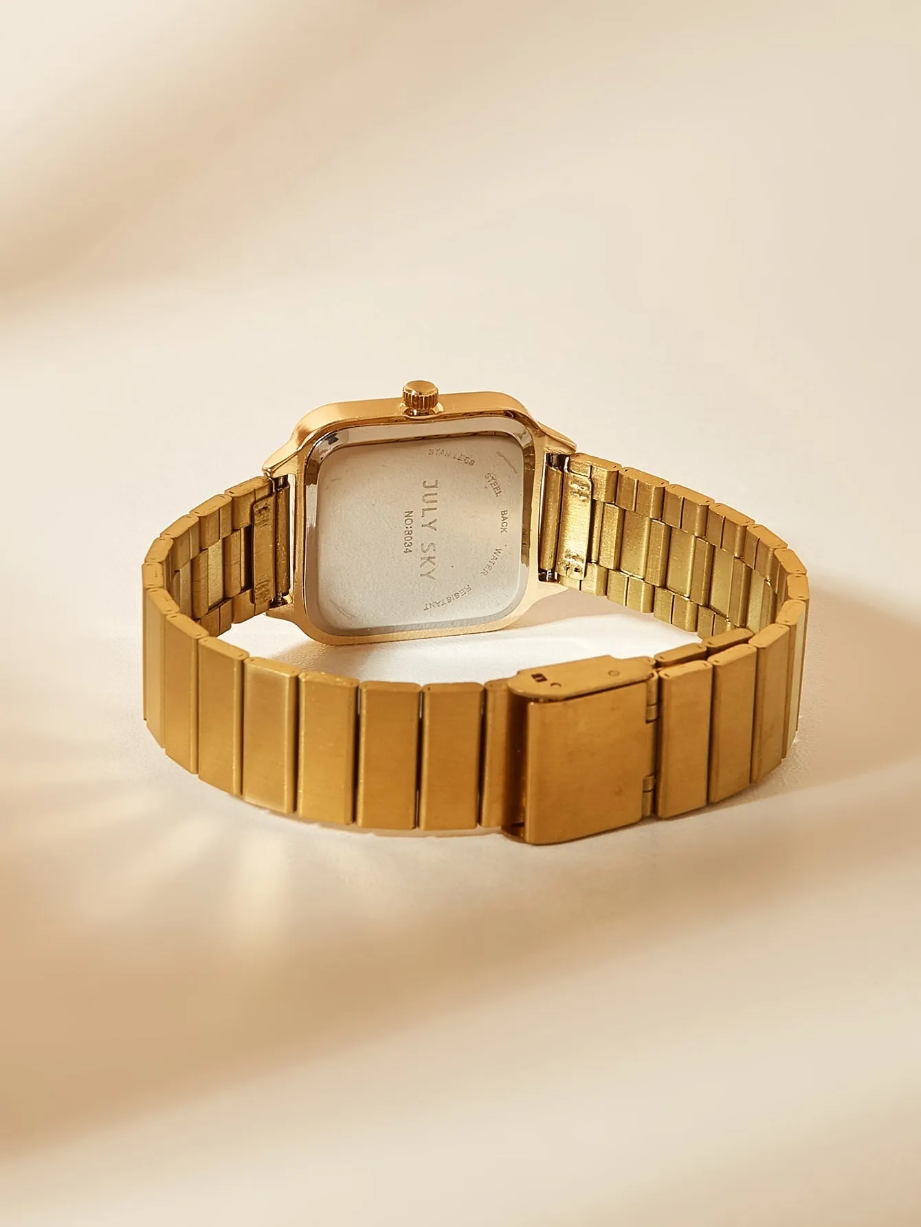 Square Pointer Quartz Watch - Grey