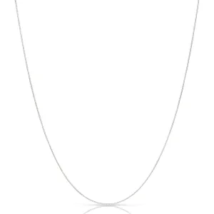 Sterling Silver Box Chain Necklace|1MM-3MM Solid 925 Italy