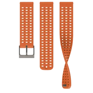 Suunto 22mm Athletic 2 Silicone Strap Canyon Orange S M
