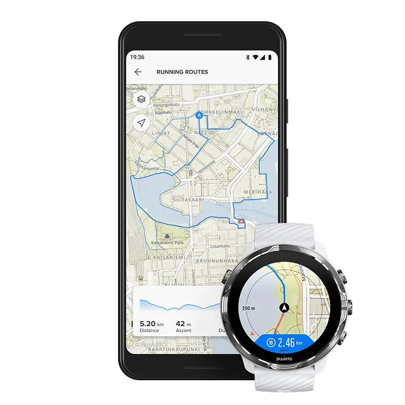 Suunto 7 White Burgundy