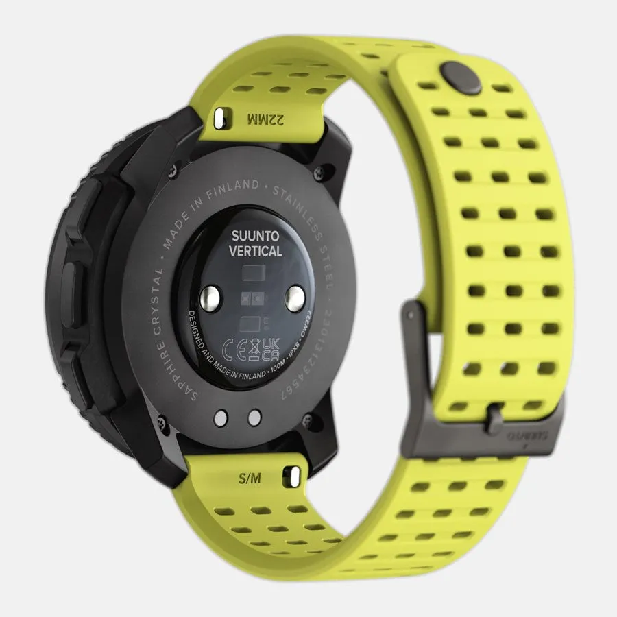 Suunto Watch Vertical Black Lime Stainless Steel