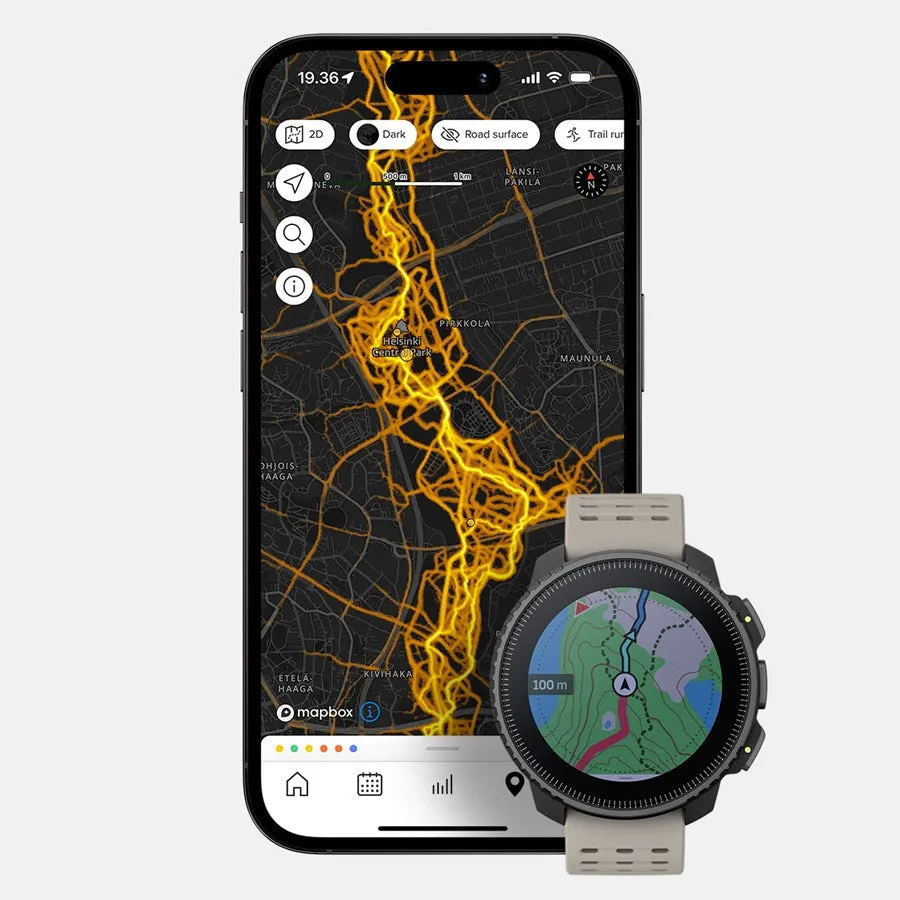 Suunto Watch Vertical Black Sand Stainless Steel