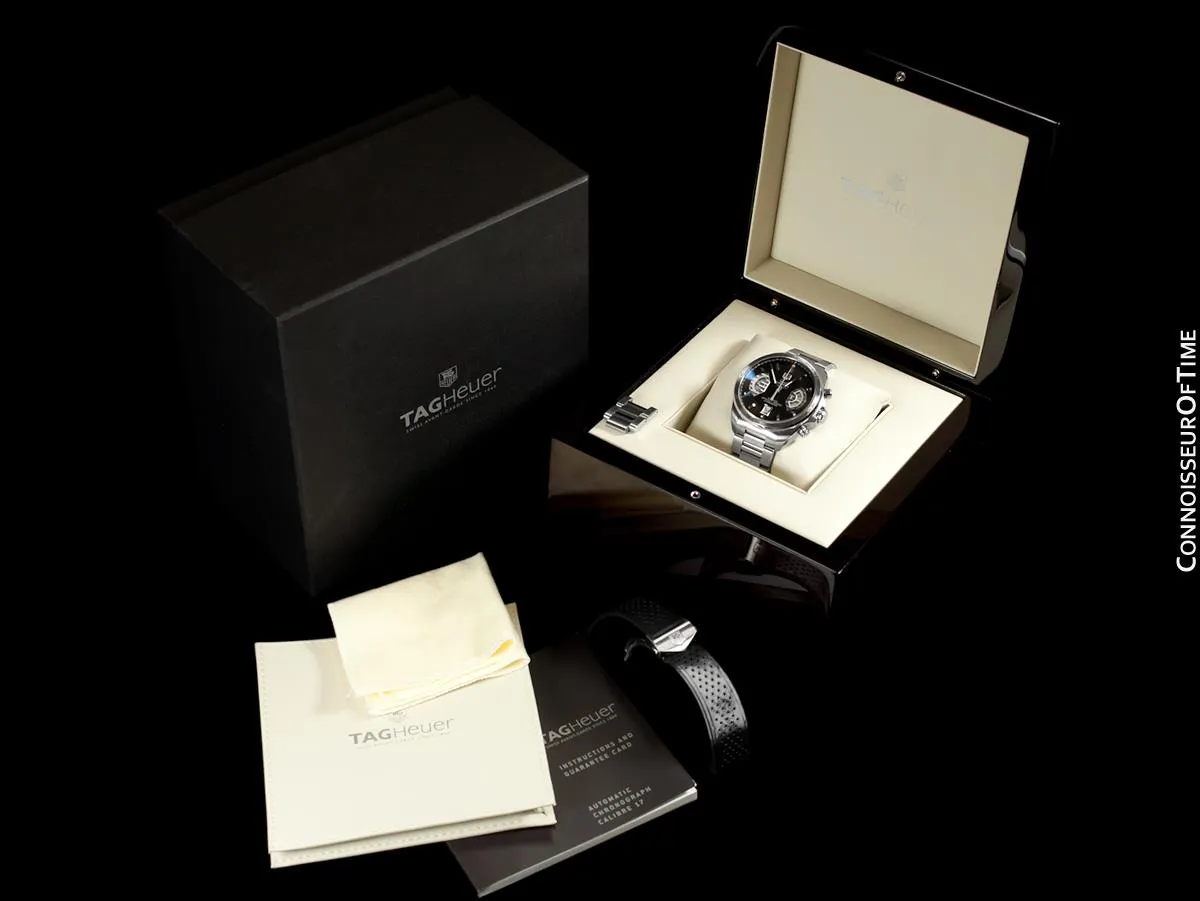 TAG Heuer Grand Carrera Mens Watch, Automatic, Stainless Steel - CAV511A