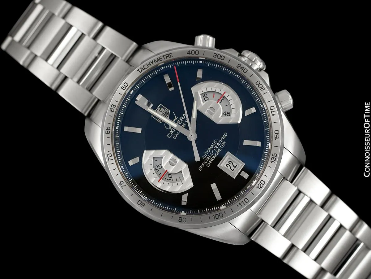TAG Heuer Grand Carrera Mens Watch, Automatic, Stainless Steel - CAV511A
