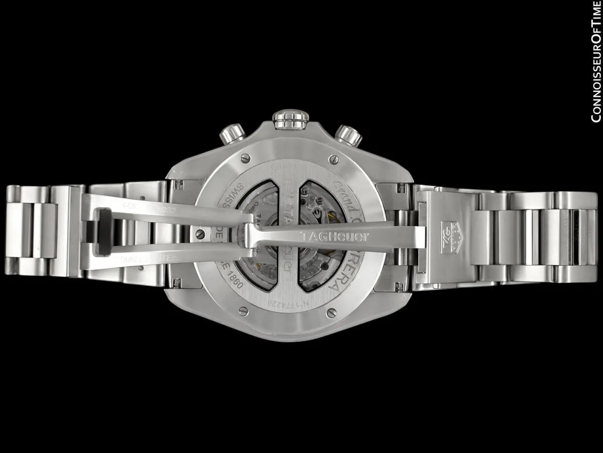 TAG Heuer Grand Carrera Mens Watch, Automatic, Stainless Steel - CAV511A