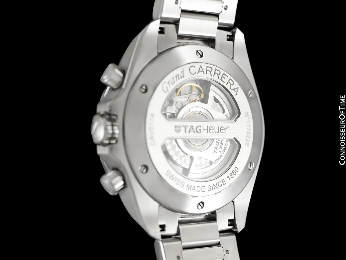 TAG Heuer Grand Carrera Mens Watch, Automatic, Stainless Steel - CAV511A