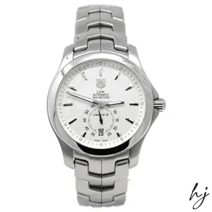 Tag Heuer Men's Link Stainless Steel 39mm White Stick Dial Reference #: WJF211B.BA0570