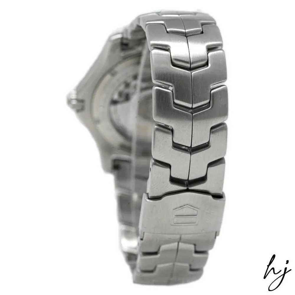 Tag Heuer Men's Link Stainless Steel 39mm White Stick Dial Reference #: WJF211B.BA0570