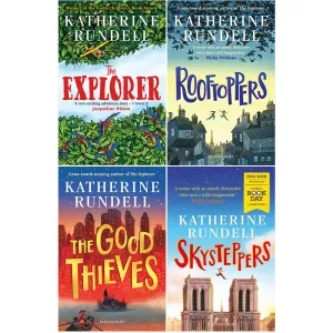 The Explorer, Rooftoppers, The Good Thieves & Skysteppers 4 Books Collection Set by Katherine Rundell