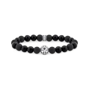 THOMAS SABO Beads Bracelet Made from Obsidian