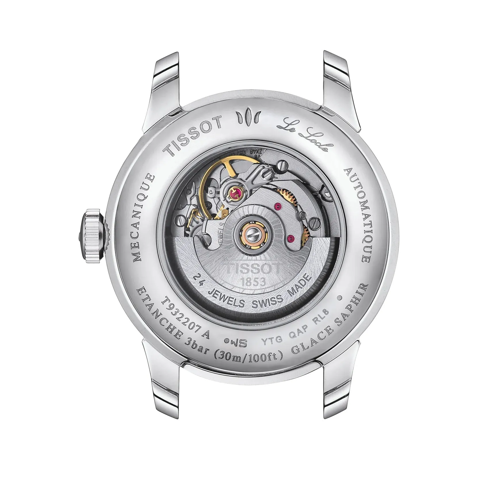 Tissot Le Locle Automatic Ladies 18K Rose Gold Bezel and Diamond Dial Watch