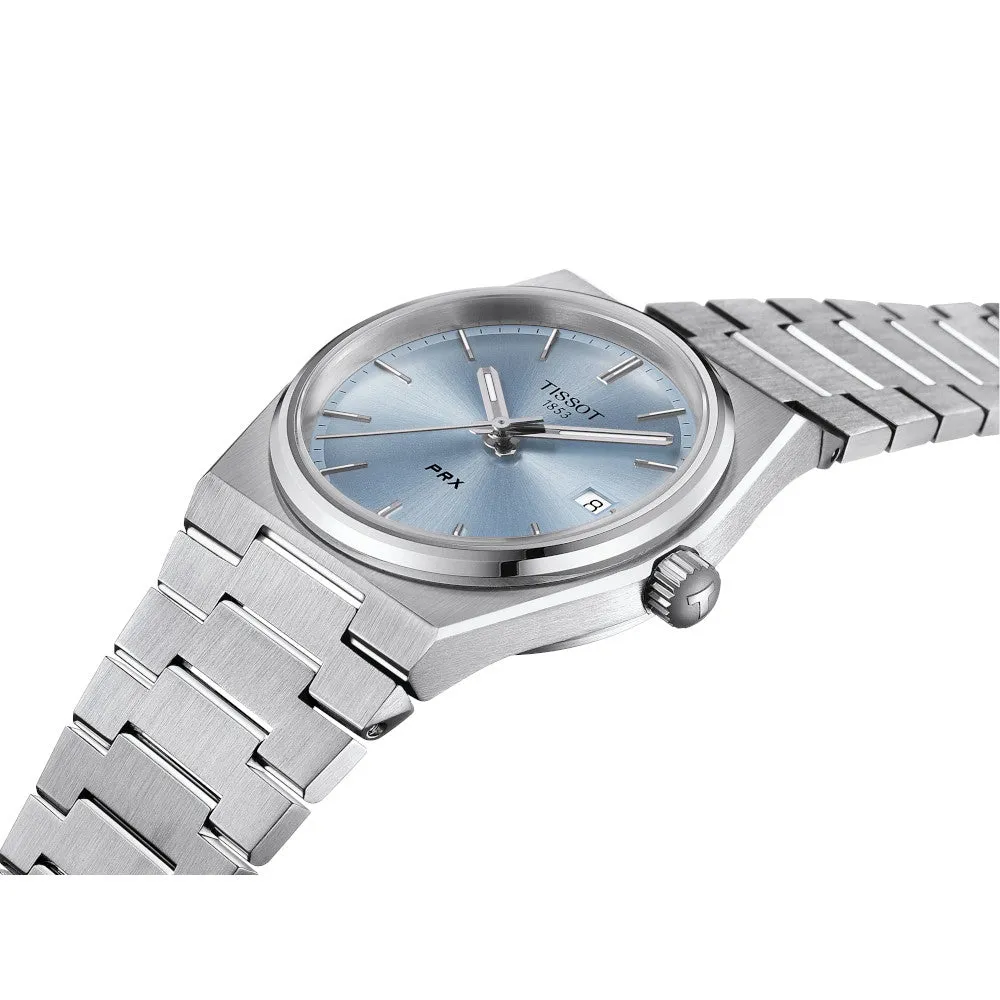 Tissot PRX (35mm) Stainless Steel Ice Blue Dial Watch