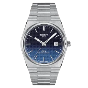 Tissot PRX Powermatic 80 Black Blue Chameleon Dial 40mm T1374071105101