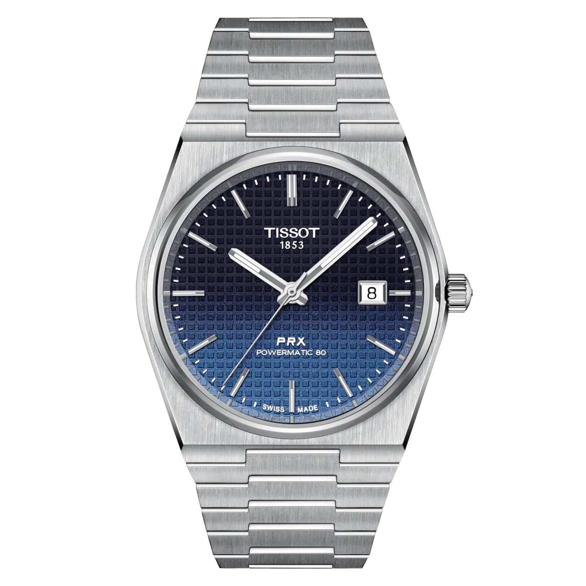 Tissot PRX Powermatic 80 Black Blue Chameleon Dial 40mm T1374071105101