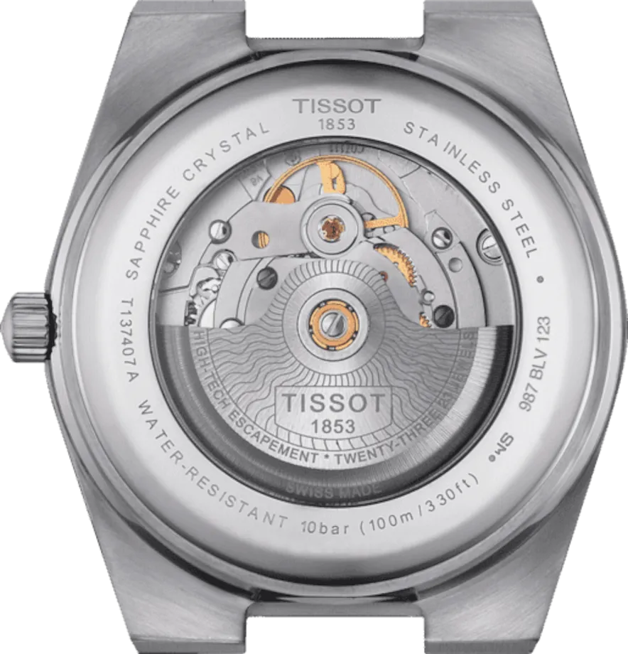 Tissot PRX Powermatic 80 Black Blue Chameleon Dial 40mm T1374071105101