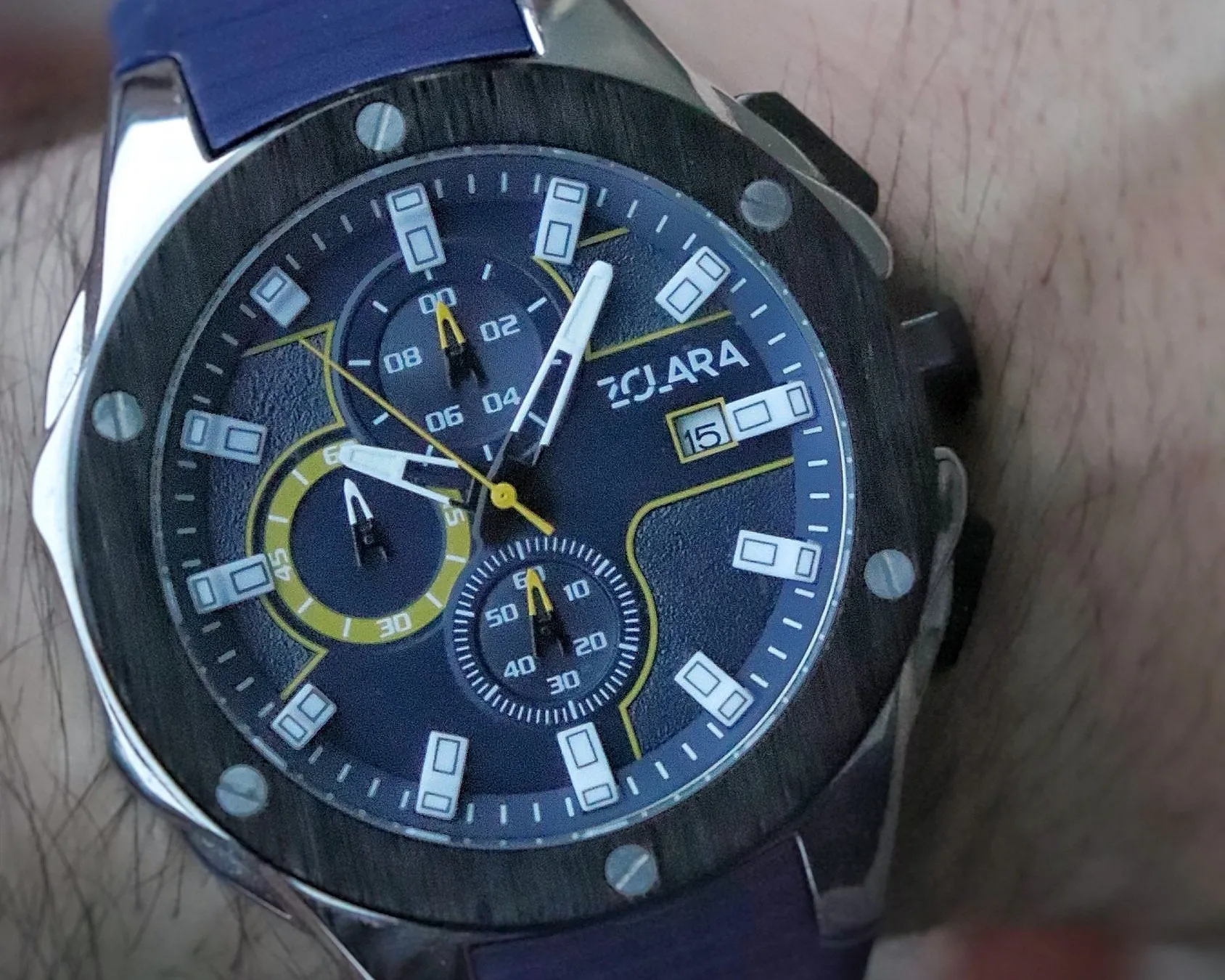 Titan in Midnight Blue & Yellow