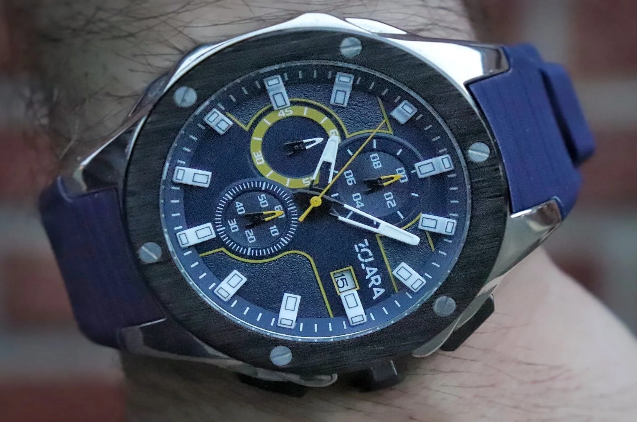 Titan in Midnight Blue & Yellow