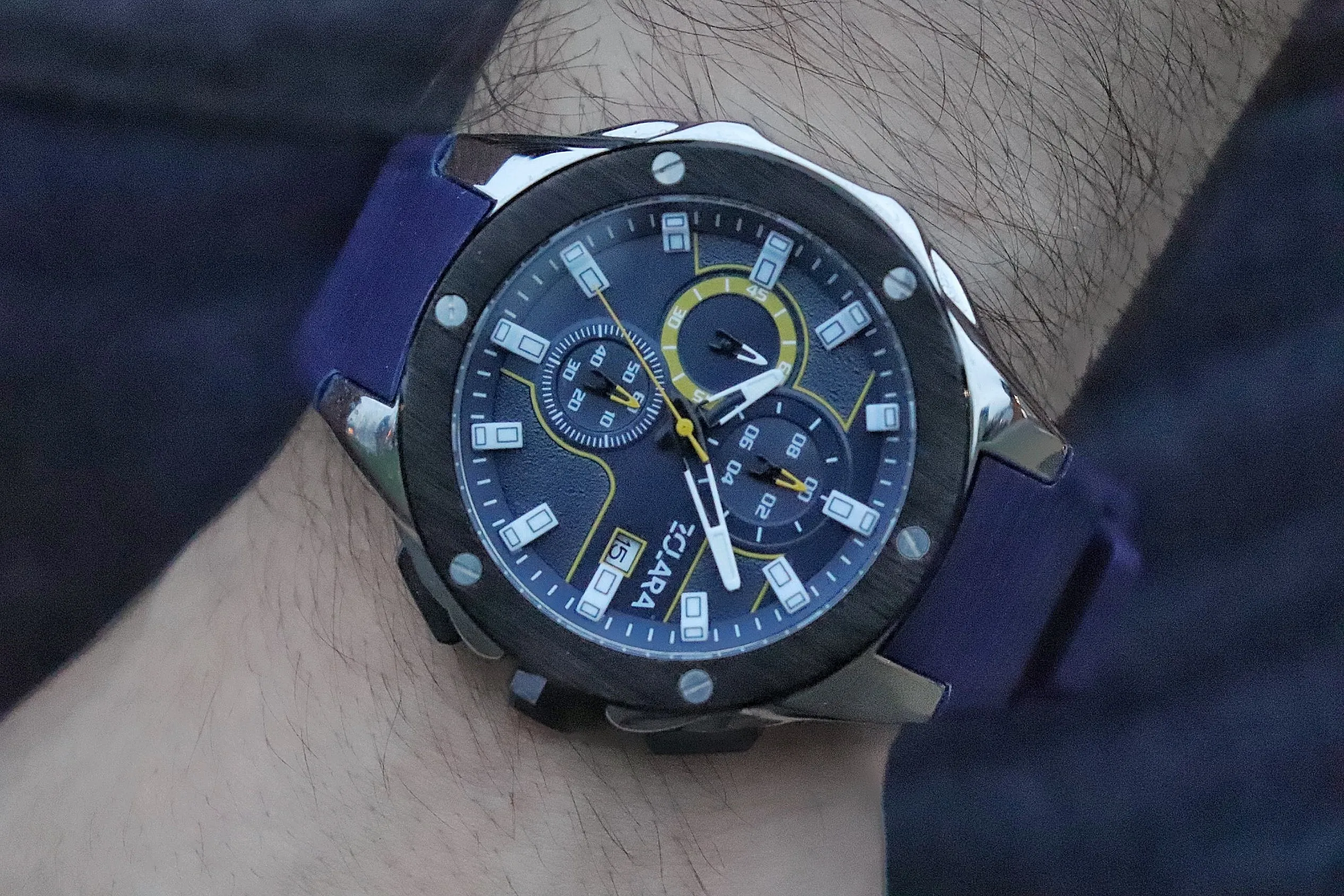 Titan in Midnight Blue & Yellow