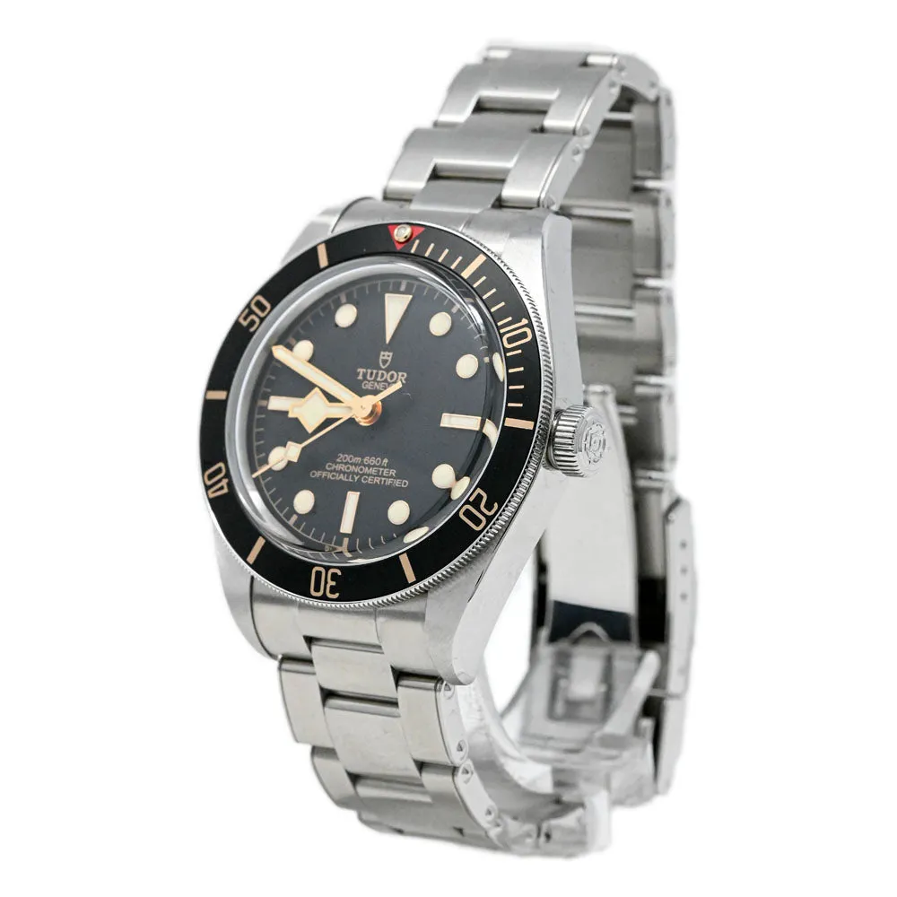 Tudor Men's Black Bay 58 Stainless Steel 39mm Black Dot Dial Watch Reference #: M79030N