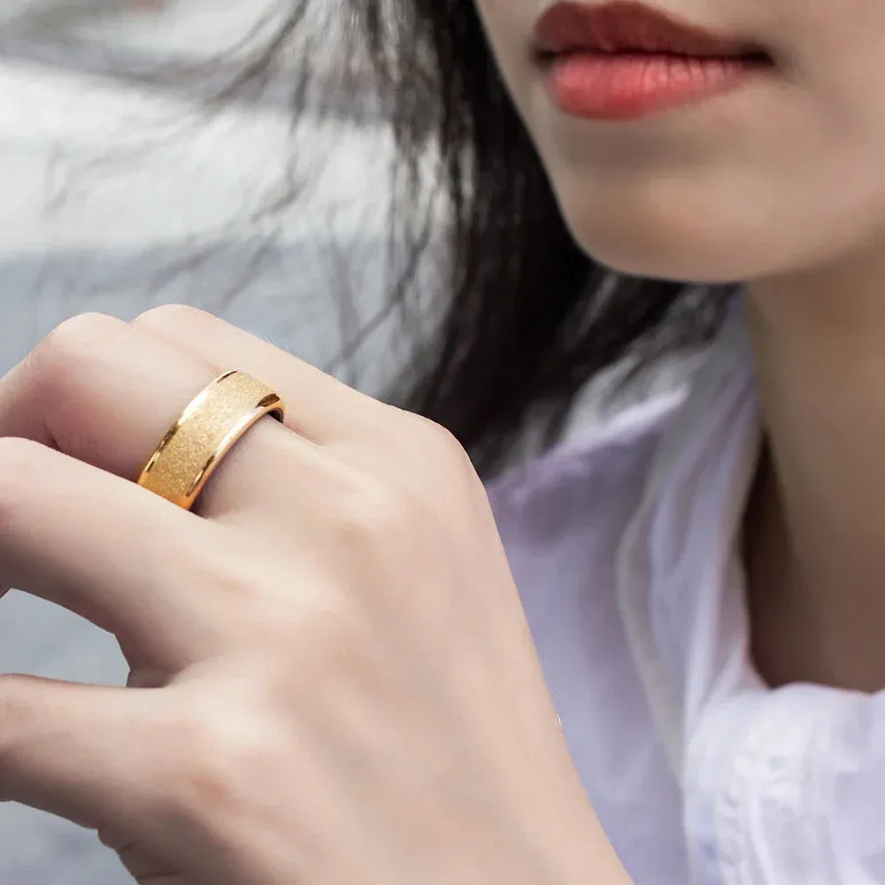 Unisex Smart Ring With Charging Case Health & Sleep Monitor 5Atm Waterproof