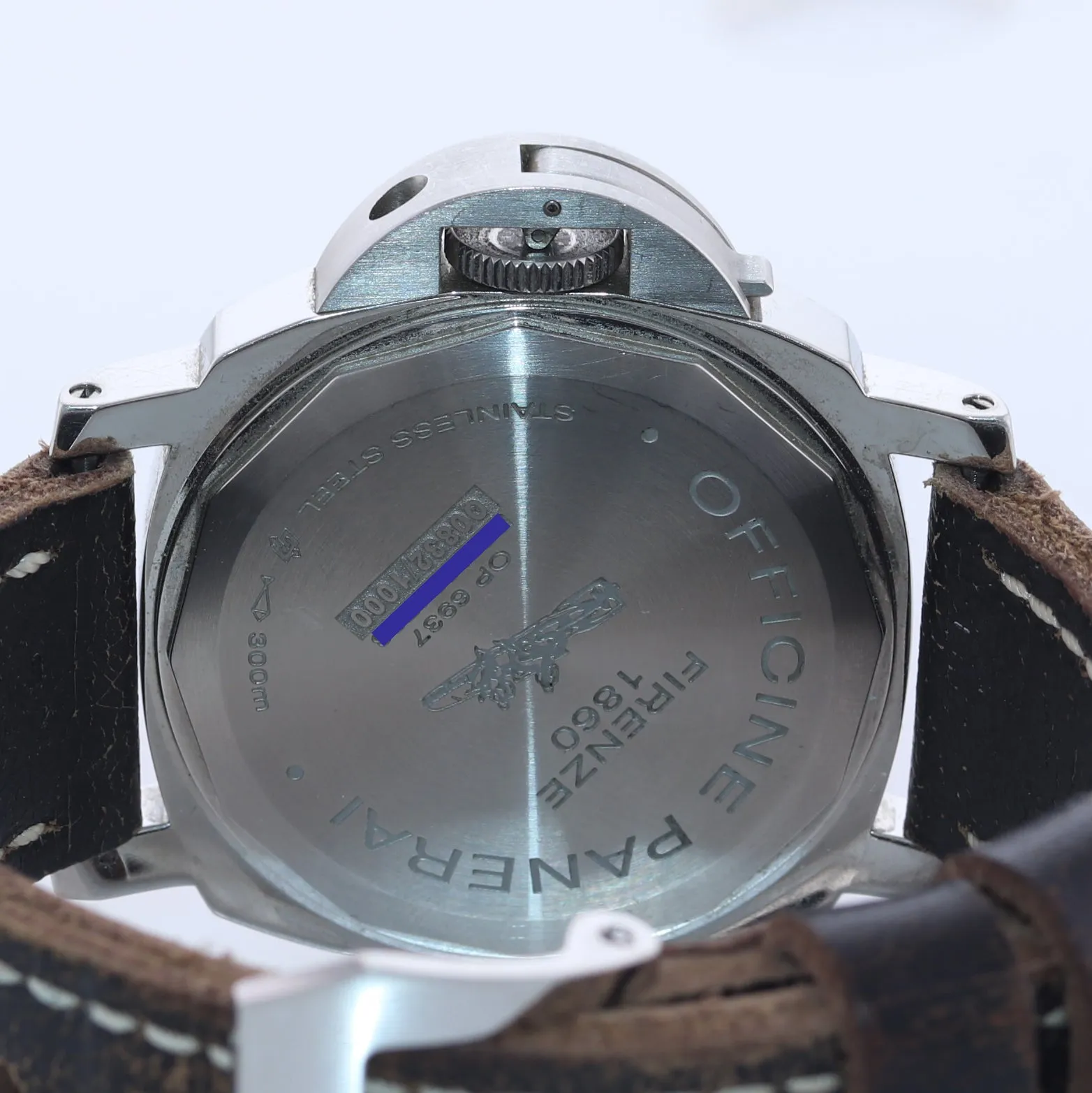 UNPOLISHED PAPERS Panerai PAM00590 Luminor Marina 8 Day Steel 44mm Acciaio Watch