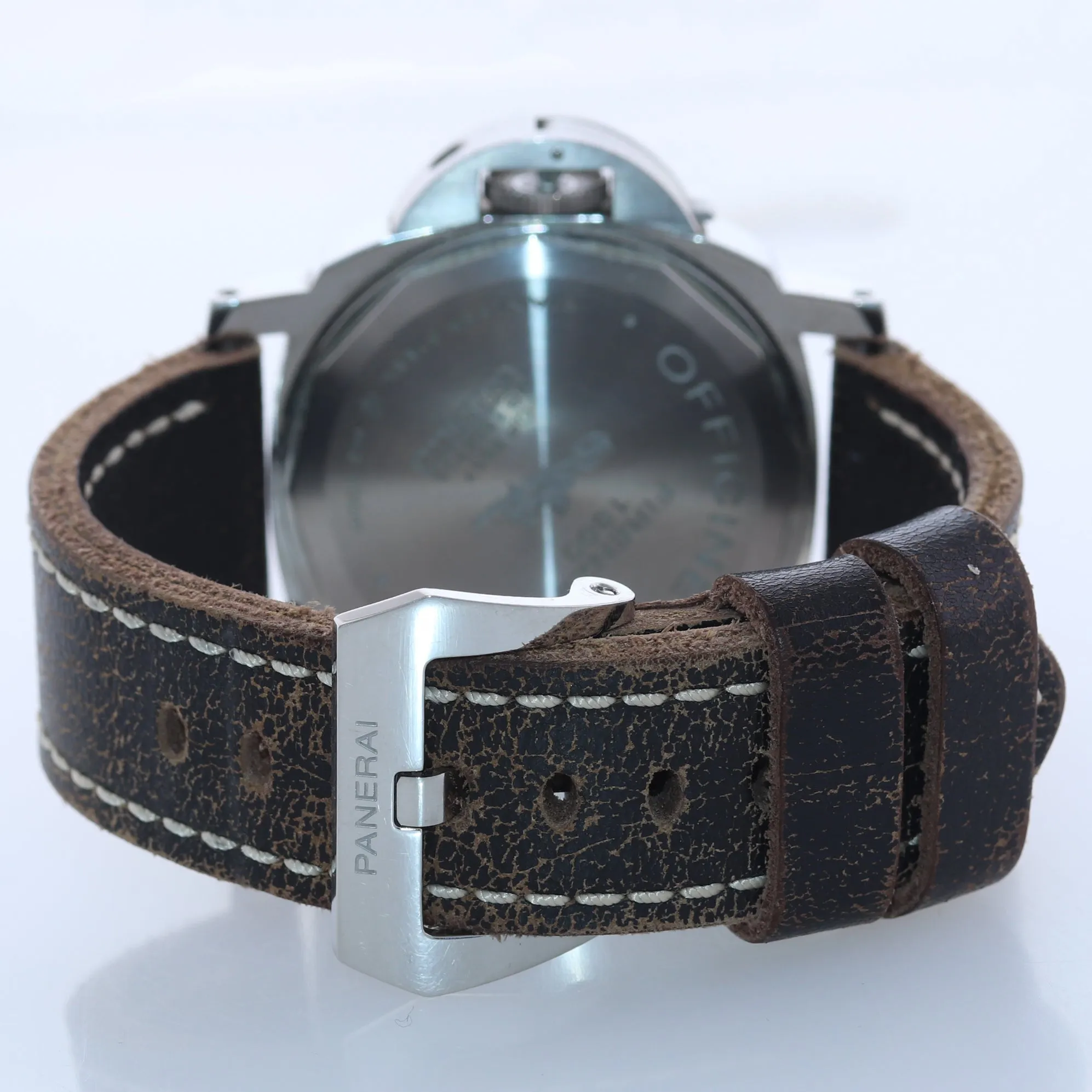 UNPOLISHED PAPERS Panerai PAM00590 Luminor Marina 8 Day Steel 44mm Acciaio Watch
