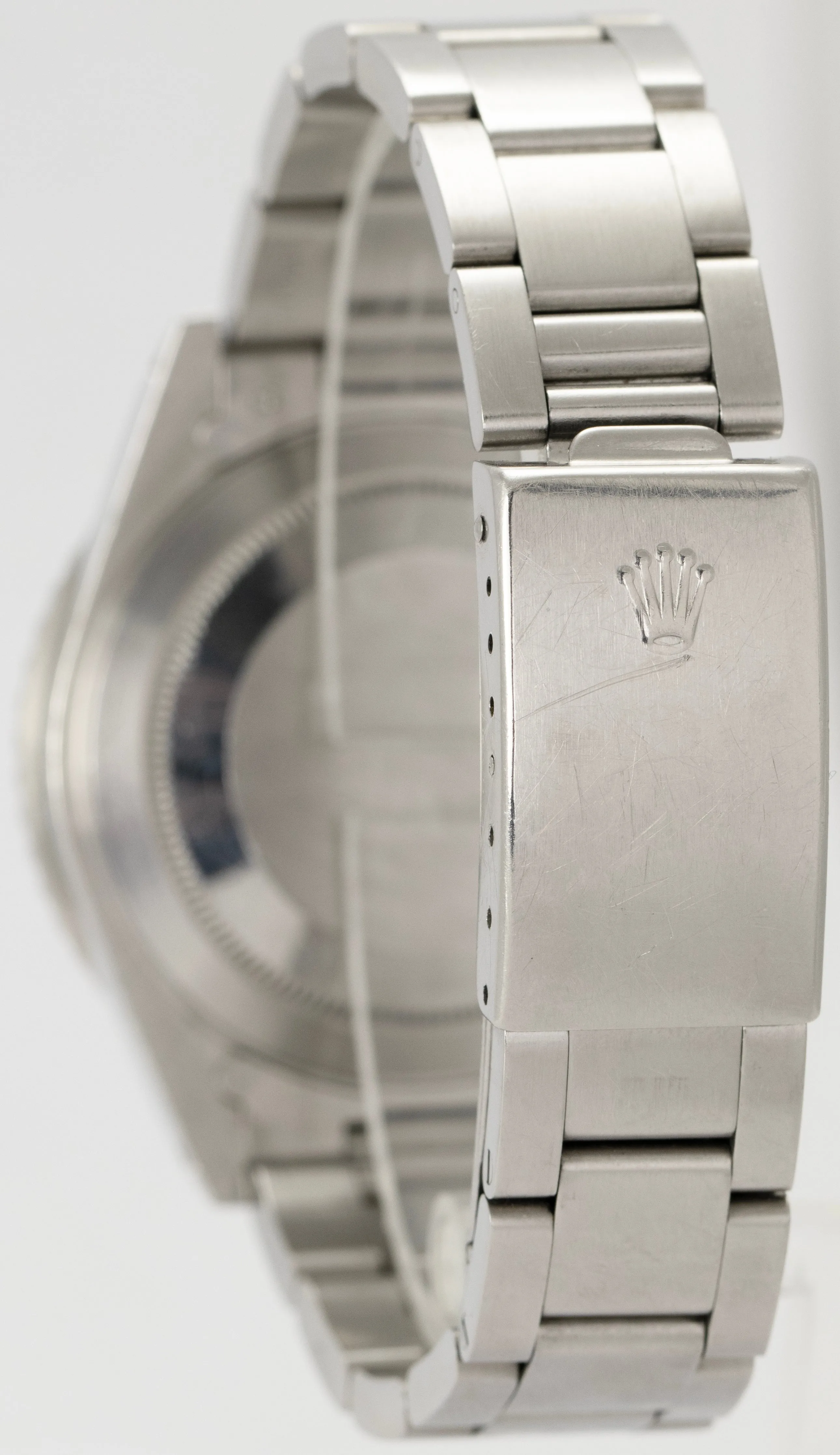 UNPOLISHED Rolex GMT-Master II 'FAT LADY' 40mm Steel PATINA COKE Red Watch 16760