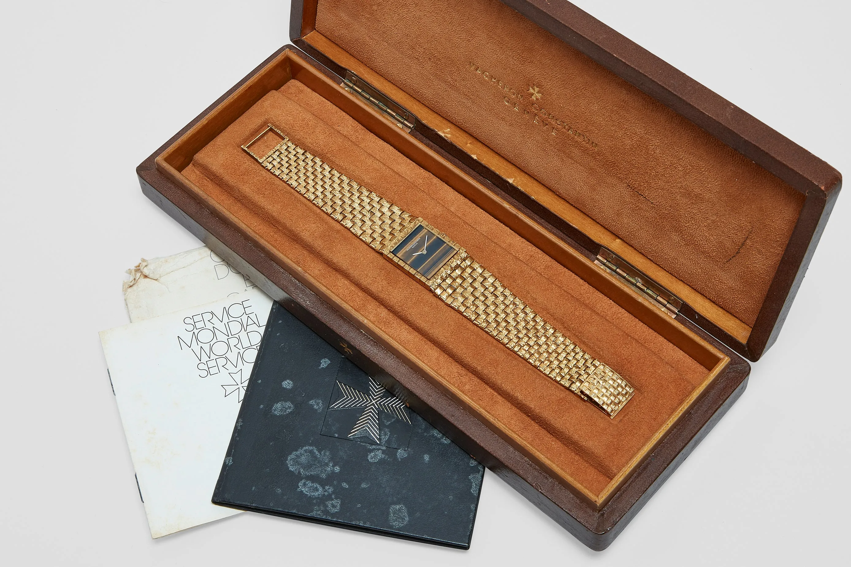 Vacheron & Constantin Tiger Eye Basket Weave Tank