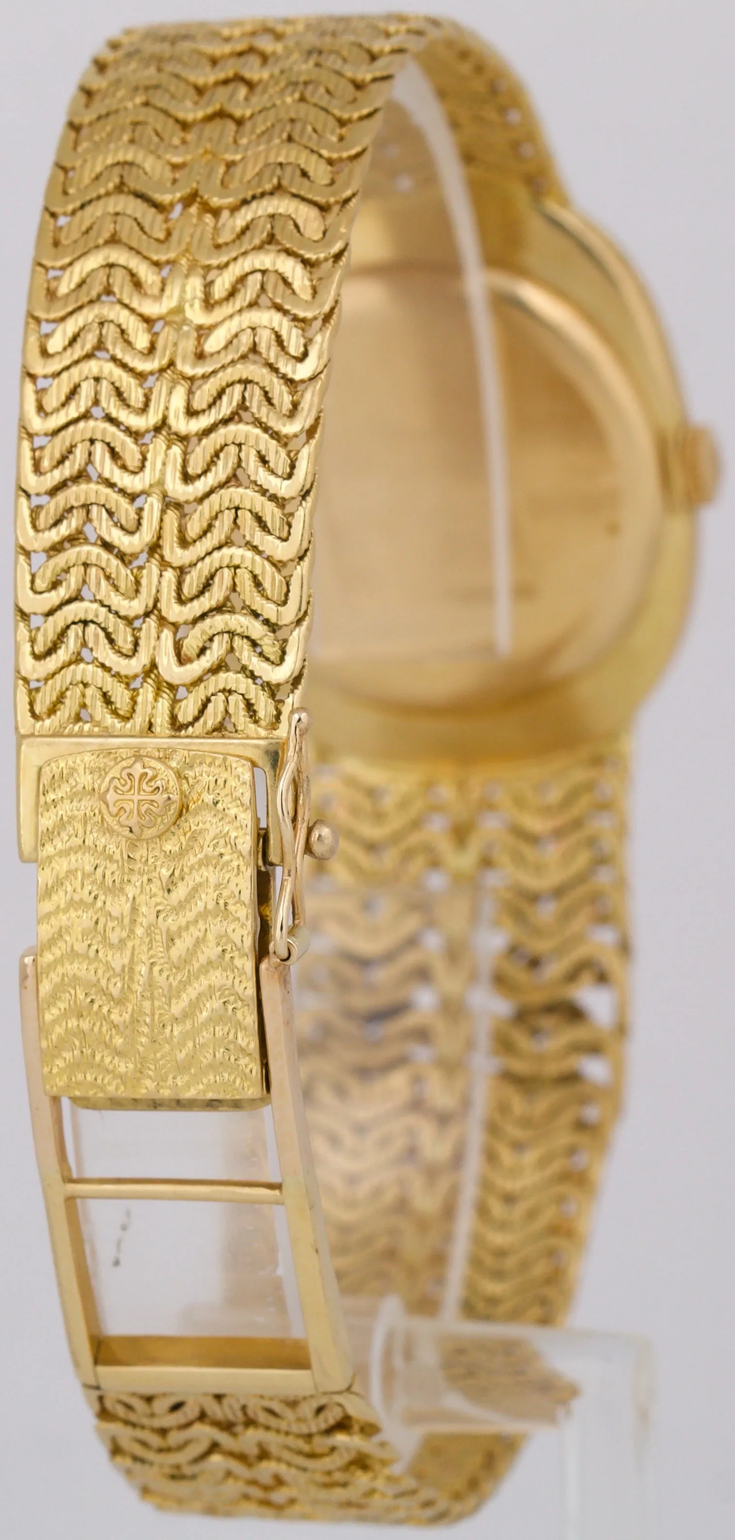 VINTAGE Patek Philippe Golden Eclipse 3748 BLUE DIAMOND 18K Yellow Gold Watch