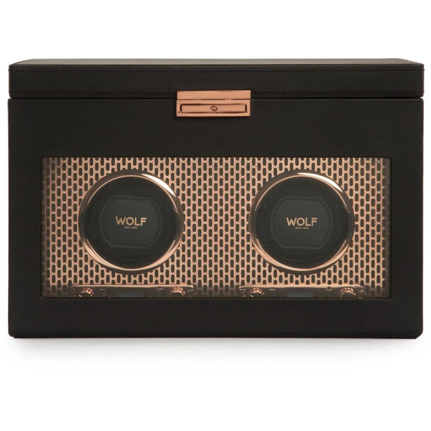 Wolf - Axis Double Watch Winder with Storage | 469316