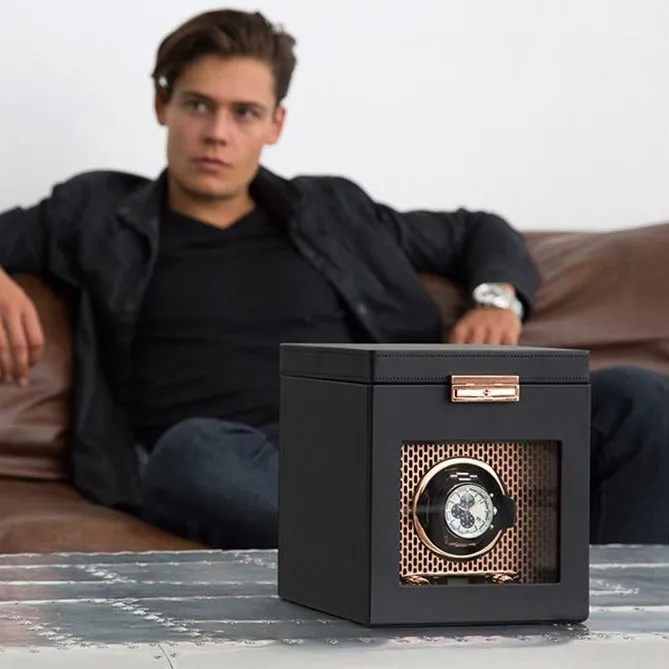 Wolf - Axis Single Watch Winder with Storage | 469216