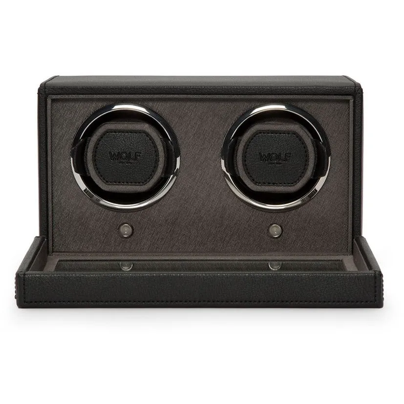 Wolf - Cub Double Watch Winder w Cover | 461203