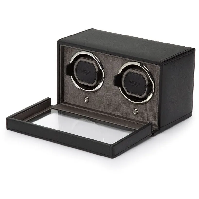 Wolf - Cub Double Watch Winder w Cover | 461203